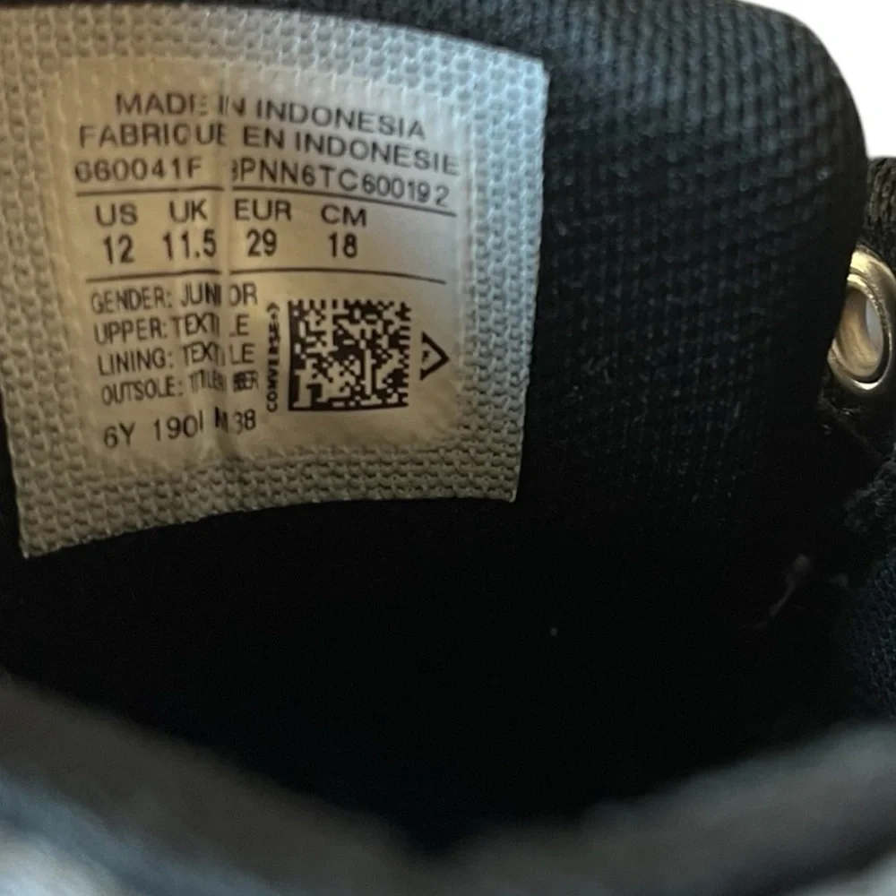 CONVERSE‎ LITTLE KID GRAY CHUCK TAYLOR ALL STARS MID TOP SNEAKERS Size 12